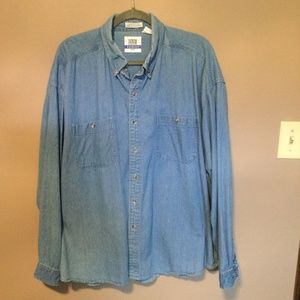 Men’s button down denim shirt